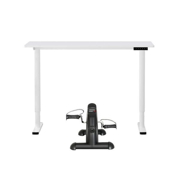 Artiss 120cm Electric Standing Desk with Mini Pedal Exercise