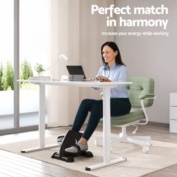 Artiss 120cm Electric Standing Desk with Mini Pedal Exercise