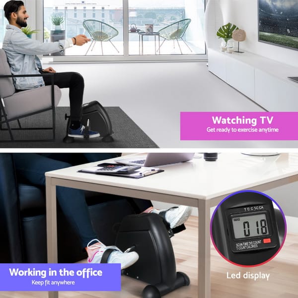 Artiss 120cm Electric Standing Desk with Mini Pedal Exercise